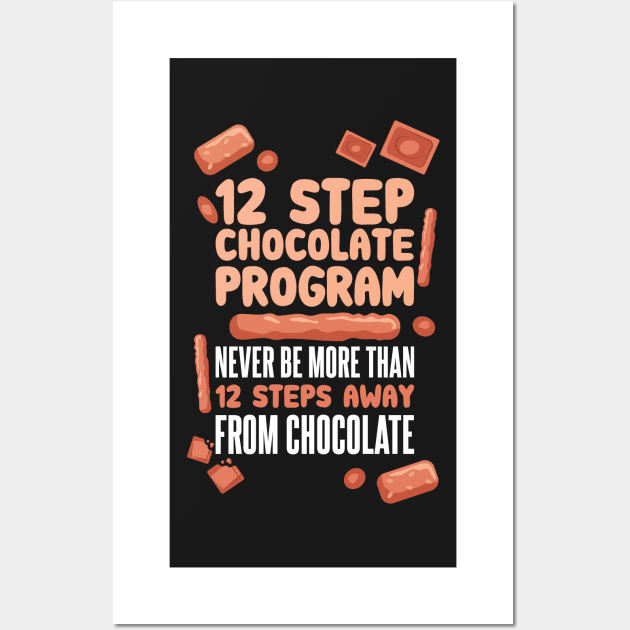 CHOCOLATE LOVERS: Chocolate Program Wall Art by woormle